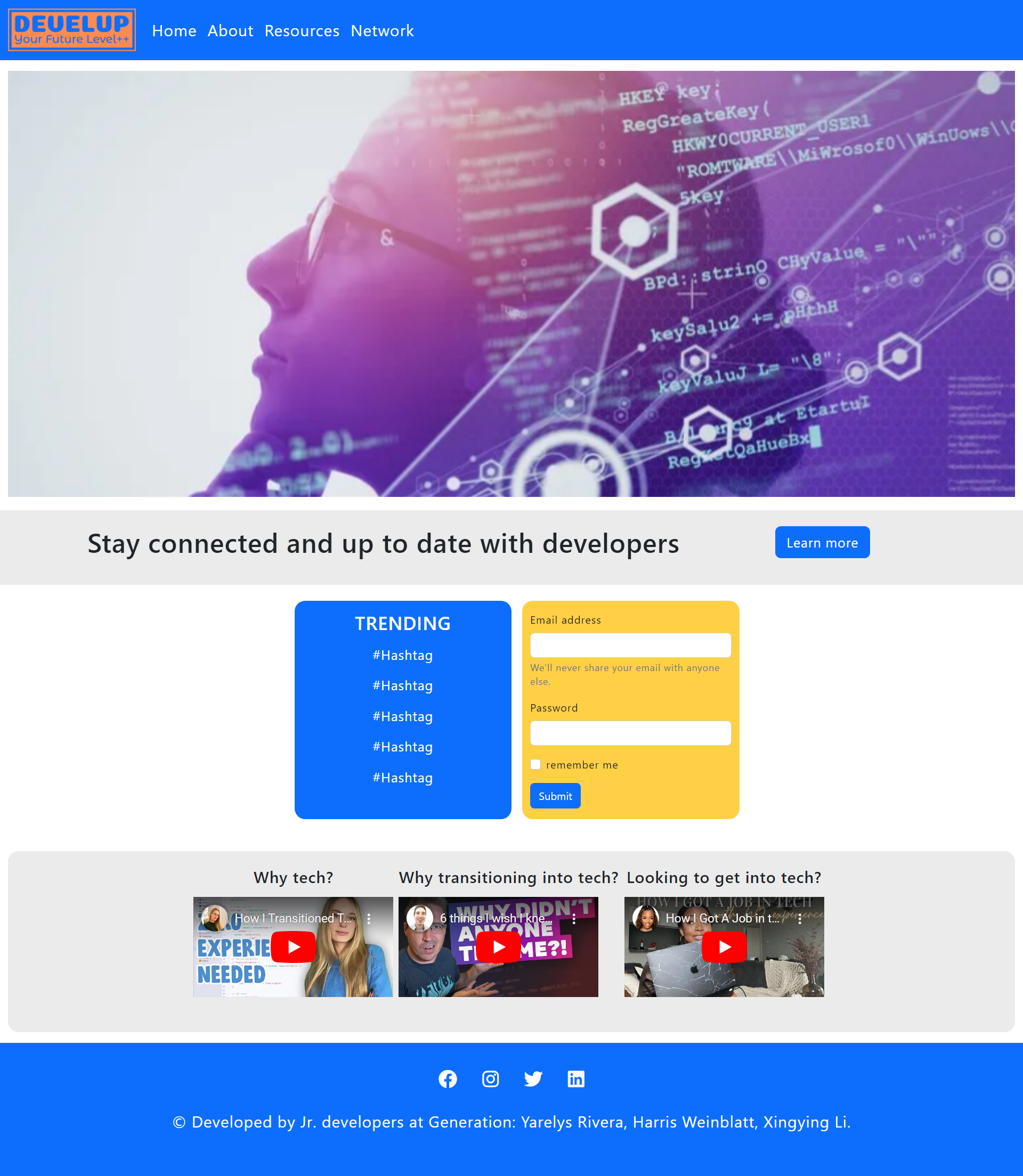  DevelUP Social Media project image